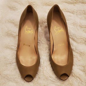 Christian Louboutin Peep Toe Heels